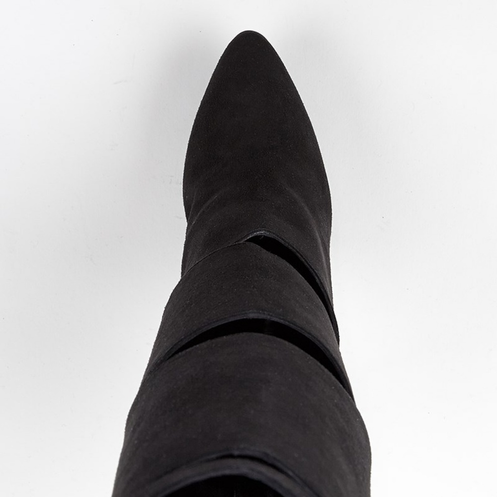 NWT Giuseppe Zanotti Black Suede Over Knee Boots - Picture 5 of 6